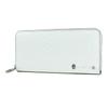 Round Zipper Long Wallet with Coin Purse Tatin 067616 White