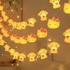 Kawaii Sanrio Hello Kitty Lights String Bedroom Battery Atmosphere Lighting Home Decoration Anime Figures Luminous Model Toys