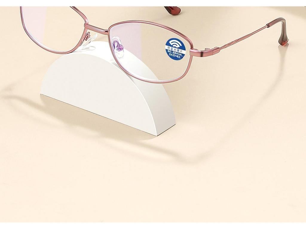2025 Женские HD Металлические Модные Очки для Чтения с Защитой от Синего Света