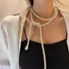 2025 Women's Multi-Layer Pearl Clavicle Necklace - Luxurious, Trendy Pendant