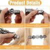 4Pcs Set of Cinch Clips, Clips for Back of Dresses, Vintage Dress Belt Clip, Waist Cincher Clip for Shawl, Sweater and Trouser Cinchers