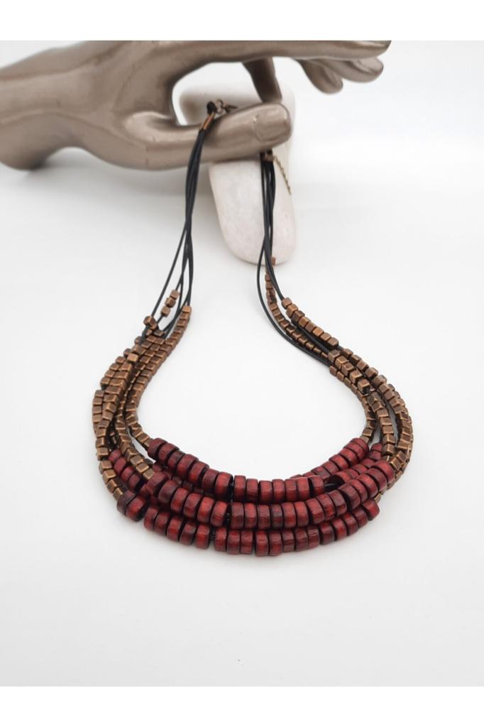 Подарок на день рождения, этническое подлинное хиппи, богемное модное ювелирное ожерелье ручной работы