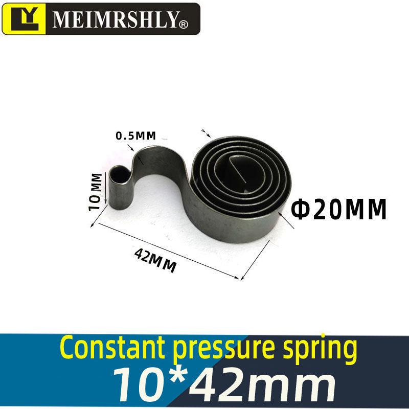 JR Motor Carbon Brush Holder Grip Bracket with Constant Force Spring, Aluminum Copper, 25*32*60 mm.