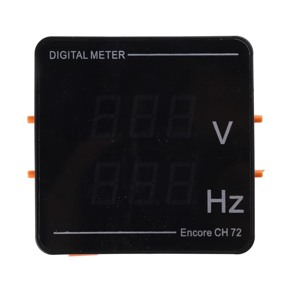 Цифровой вольтметр HZ-Meter Панельный вольтметр Частота LED Дисплей AC50-500V 10-99.9HZ Встроенная установка Компактный размер