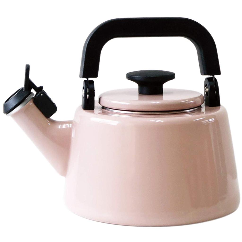 Fuji Horo Whistle Kettle IH Compatible Cotton 2.1L Ash Pink CTN-2.1WK.AP