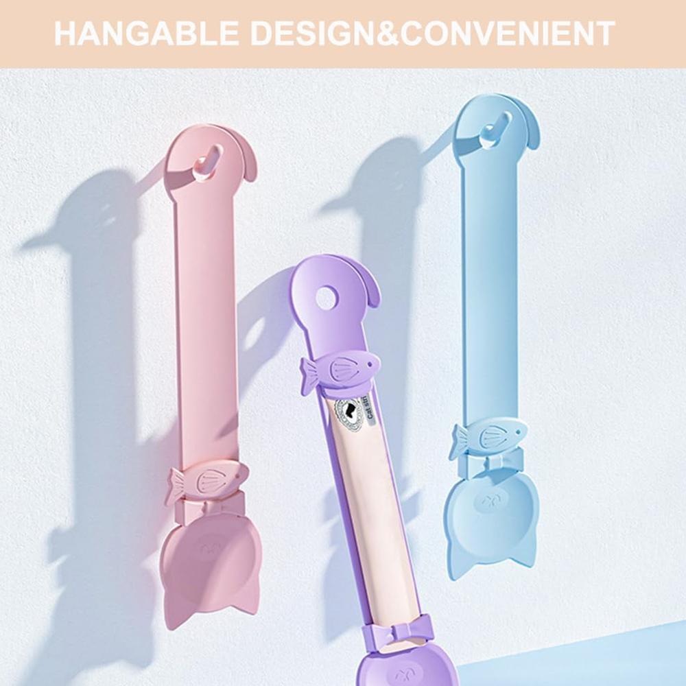 High Quality 3Pcs Multi-Function Cat Treat Spoon Squeeze Dispenser Spoon