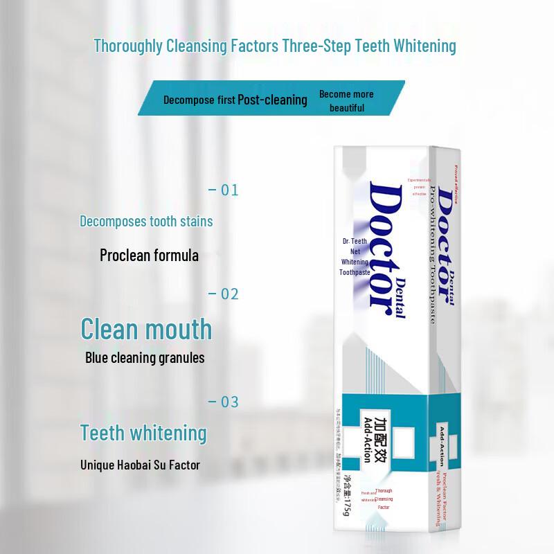 Доктор. Зубная паста Tooth Plus Therapy Pure White