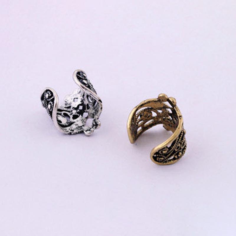 Retro Style U-Shaped Ear Cuff Earrings - Unisex, No Piercing Needed