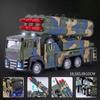 1:32 Scale Missile Rocket Launcher Car Model Toy Alloy Diecast Pull Back Military Engineering Vehicle Models Collection Gifts