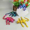 3D-печатный сфинкс Имитация животных Безволосая кошка Фигурка Очаровательная Сочлененная Игрушка-антистресс Домашние Декоративные украшения подарки