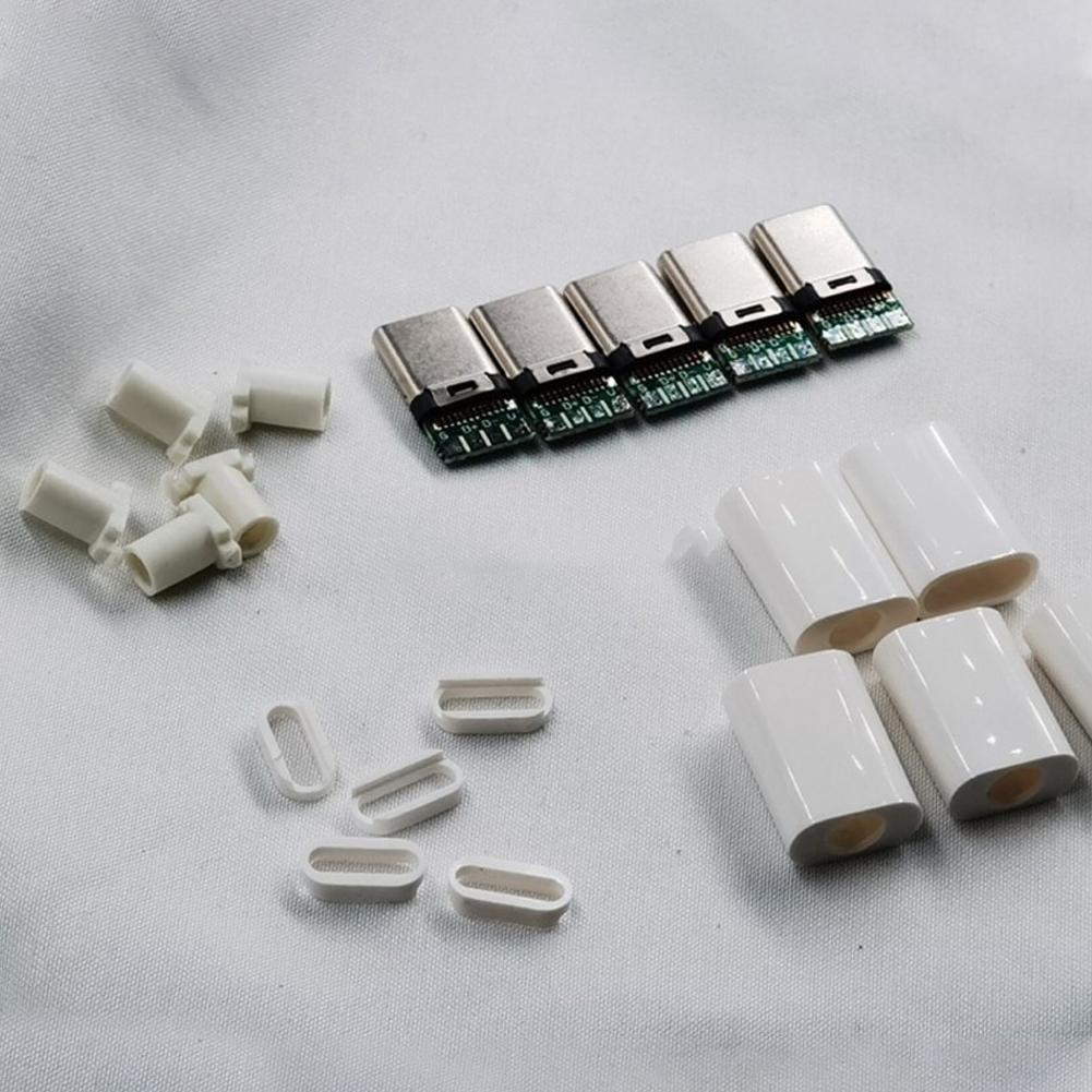 10 шт. разъемов USB3 1 Type C (папа) для пайки на печатную плату, двух цветов