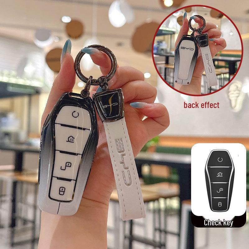 BYD Key Cover for Han, Qin Plus DMi, Song Pro, Song L, Tang, Yuan, Destroyer 05, Seagull, Dolphin