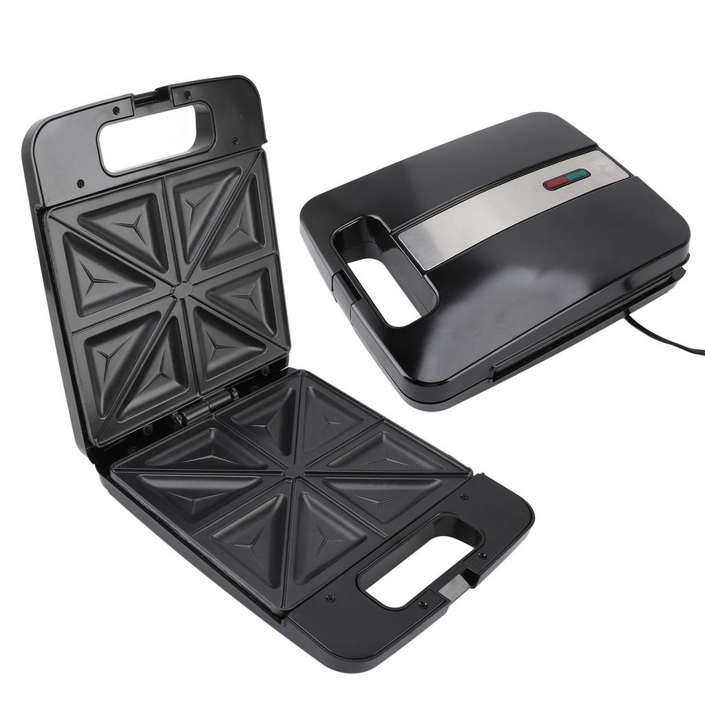 Waffle Maker 1400W Double Sided Heating Breakfast Sandwich Machine Grilled Cheese Maker for