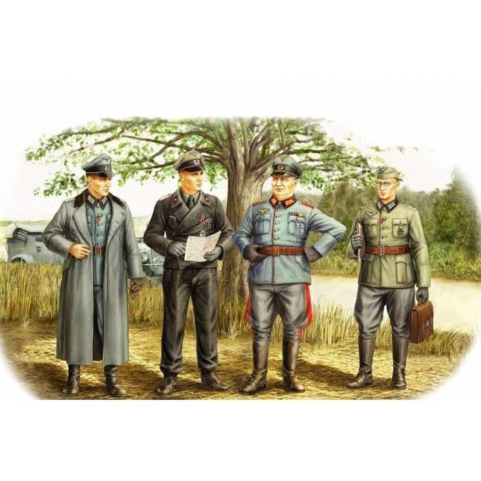 Figurine - HOBBY BOSS - German Officer - 1/35 - Gris - Pour adultes 15+