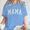 Vintage Floral MAMA EST 2026 TShirt Women Coquette Bow Print Casual Short Sleeve Tee New Fashion Mom Gift