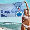 CARE BEARS Microfiber Printed Beach Towel Mountain Climbing Yoga Beach Swimming Running Absorbent Soft Towel