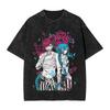 Jayce Caitlyn Viktor Jesus Vi Sevika Arcane Washed Tshirt Man  Cotton Tshirts Summer Oneck Hip Hop Tee Shirt Big Size Tops