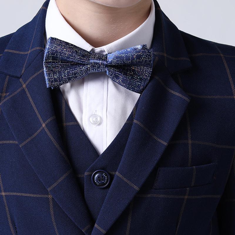 Boys Suit Wedding Teenager Kids Children Photograph Blazer Evening Party Performance Costume