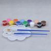 Homemade Acrylic Pigment With Palette Craft Paints Color 12 Colors Acrylic Paint Set Children's