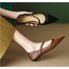 Fashion New Style Fashion Women Flat Women's Pointed Toe Retro Single Shoes Buckle Round Mary Jane Shoes Ballerina Flats Zapatos Mujer