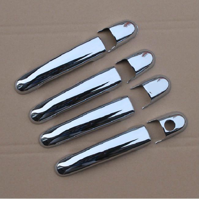 For Seat Alhambra 1996 - 2010 Chrome Exterior Side Door Handle Covers Overlays Decoration