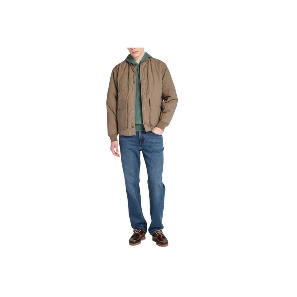 Timberland Бежевая утепленная стеганая куртка TB0A6N3YBK01