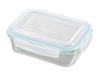 Yoshikawa Locking Glass Storage Container 1050ml Glass Container Gift Wrapping Specification SJ2532 4-point