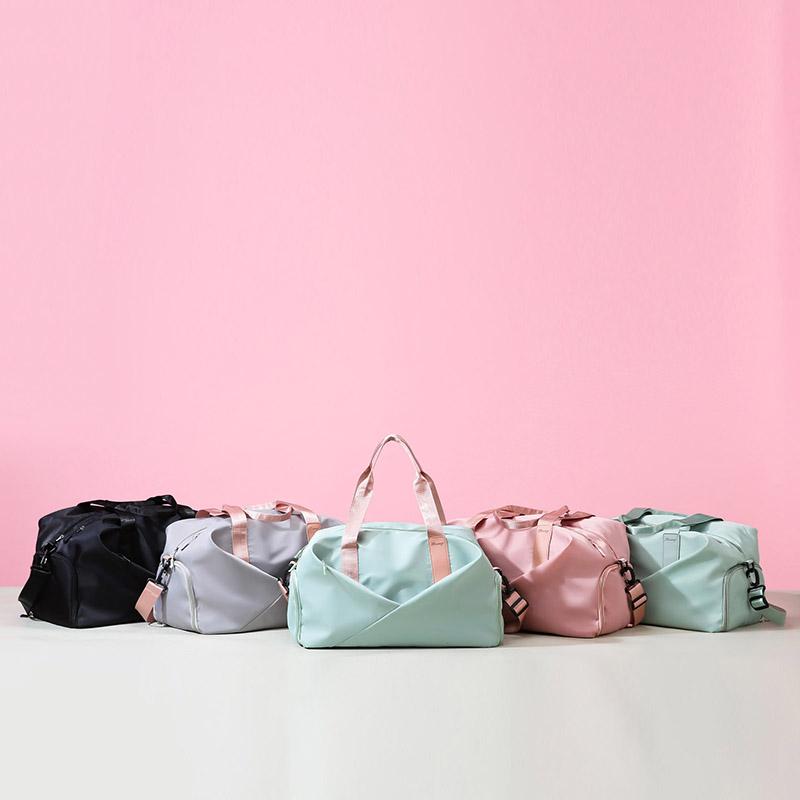 Спортивная сумка для йоги, женская спортивная сумка, отдельная сумка для сухого и влажного хранения, тренировочная сумка, большая вместительная дорожная сумка через плечо