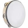 Tambourine Percussion Instrument Hand Beat Wooden Tambourine Bell 8 Inch Handy Professional