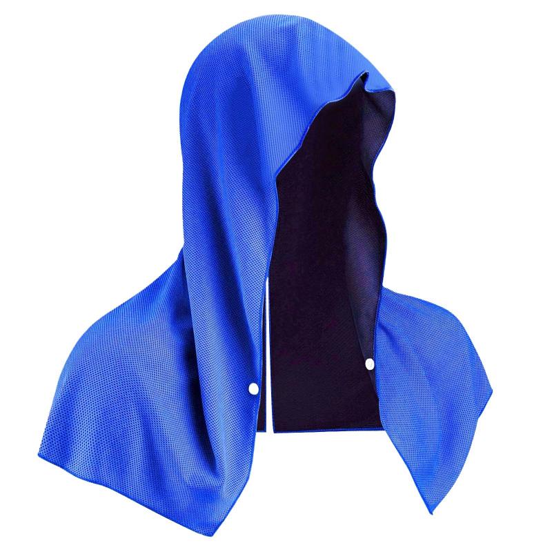 Outdoor Sports Sun Protection Cooling Towel Gym Beach Camping U-Shaped Cooling Hoodie Headscarf Quick-Drying Towel