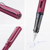 Lamy Перьевая ручка черного фиолетового цвета Эргономичная ручка и черное стальное перо Размер EF Легкий алюминиевый корпус В комплект входит синий картридж LAMY T 10 AL-star - - - -