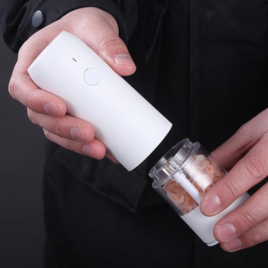 1 комплект 35 г электрическая мельница USB перезаряжаемая регулируемая грубость заправляемая электрическая мельница для соли и перца кухонный гаджет