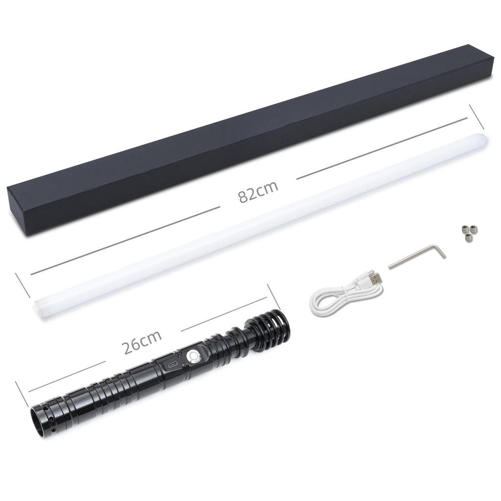 Светящийся металлический пиксельный сплав лазерный меч: Перезаряжаемая игрушка и подарок 2 в 1