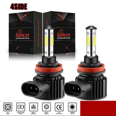 2шт H7 H8 H9 H11 9005 9006 12V 20000Lm светодиодные автомобильные фары лампы высокой яркости фары