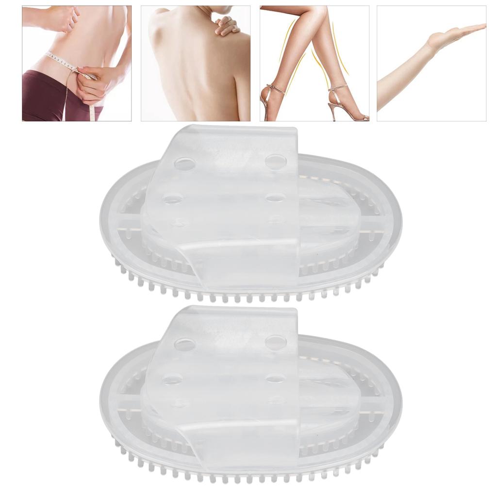 2pcs Meridians Brush Home Beauty Salon Travel Portable Fatigue Relief Massage Brush for Back Neck