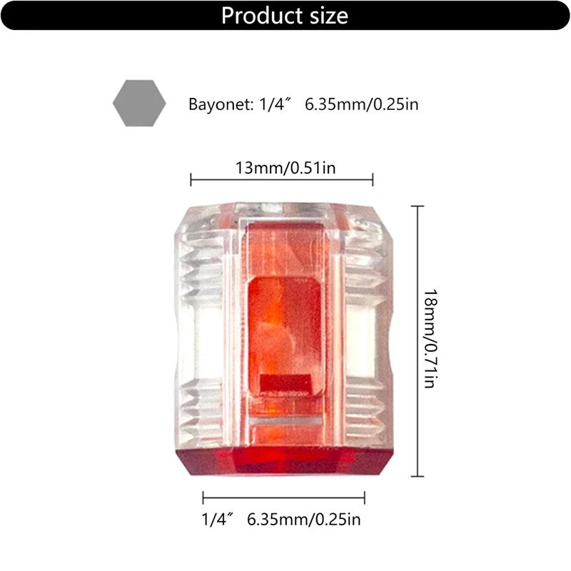 Powerful Magnetizer/Magnetic Coil Electric Screwdriver Drill Bit Demagnetization Tool For 6.35mm (1/4 ") Strong Magnetic Design