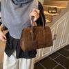 2025 Autumn Retro High-End Women's Single Shoulder Crossbody Bag, Lazy Style Boston Handbag