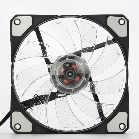 Ultra Silent Anti-vibration 15 Lights Round Computer Cooling Fan