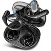 Беспроводные стереонаушники Bluetooth 5.4, 40 часов воспроизведения, светодиодные наушники с индикатором питания, водонепроницаемые IPX5, наушники открытого типа для занятий спортом, работы, поездок