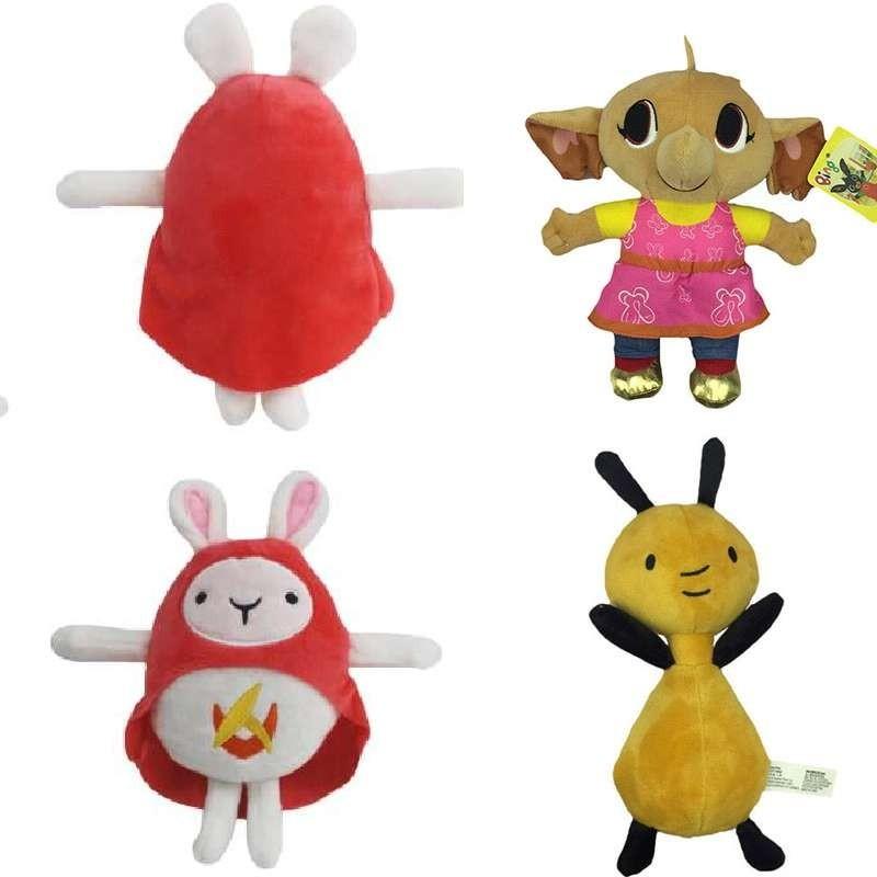 Fluffy Elephant Panda Ant Plush Toy For Kids Pp Cotton Filling