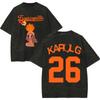 Vintage Karol G Tropicoqueta Tour 2026 Graphic T-shirt Men Women Printed Tee Summer Casual Fashion Clothing Tops High Quality Streetwear