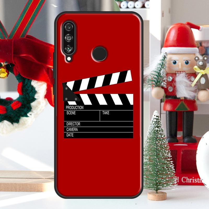 Пленка Кинорежиссер Хлопушка Кадр Для Huawei Nova 7i 8i 11i 12i 12s Y73 Y70 Y90 Y60 Y72 Y61 Y91 9 10 SE P30 Pro P40 Lite Чехол