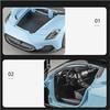 Масштаб 1/22 Maserati MC20, модель спортивного автомобиля со звуком и светом, откидная модель из сплава, литая под давлением модель автомобиля для детей, игрушка в подарок