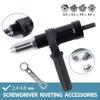 2.4-4.8 MM Electric Rivet Tool Quick Connect Blind Rivet Tool Riveting Nut Machine  DIY Projects