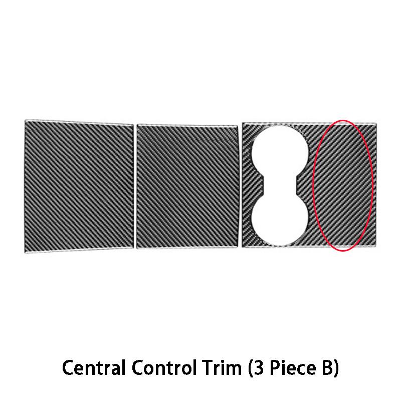 Центральная стойка рулевого колеса из углеродного волокна, крышка подъемника окна, наклейка, украшение, стильные автомобильные аксессуары для модели Tesla