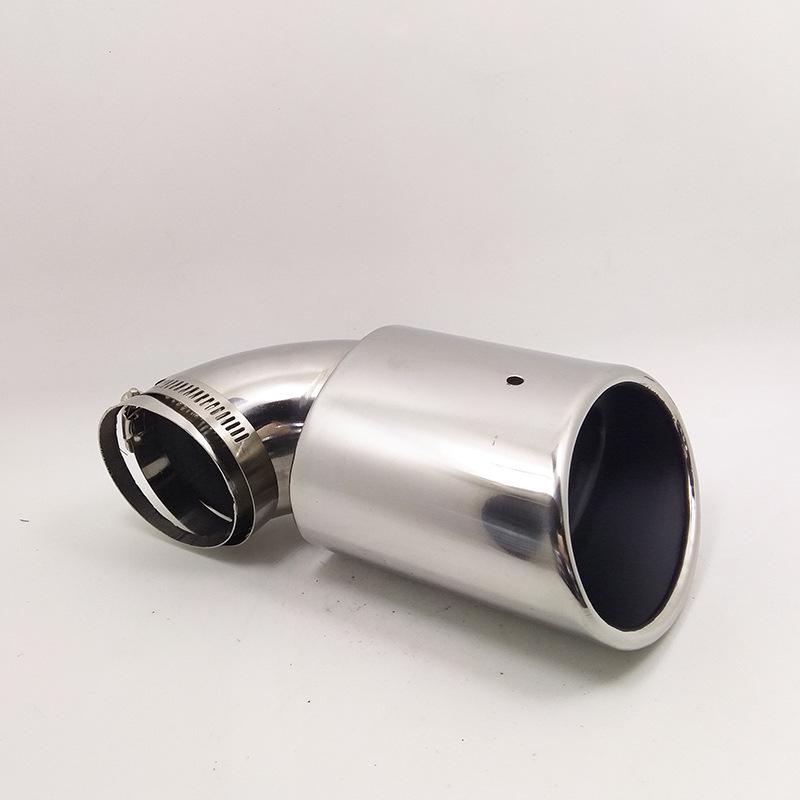 Серебристая декоративная выхлопная труба для Nissan Qashqai