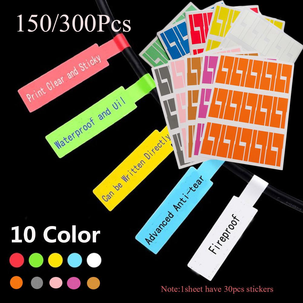 Colorful Network Wire Marker Tool Fiber Organizers Cable Labels Stickers Identification Tags