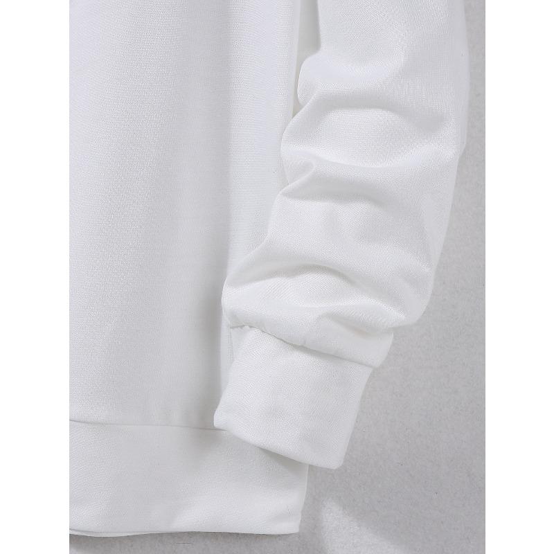 Мужской полиэстеровый свитшот с круглым вырезом и шорты, спортивный костюм из 2 предметов