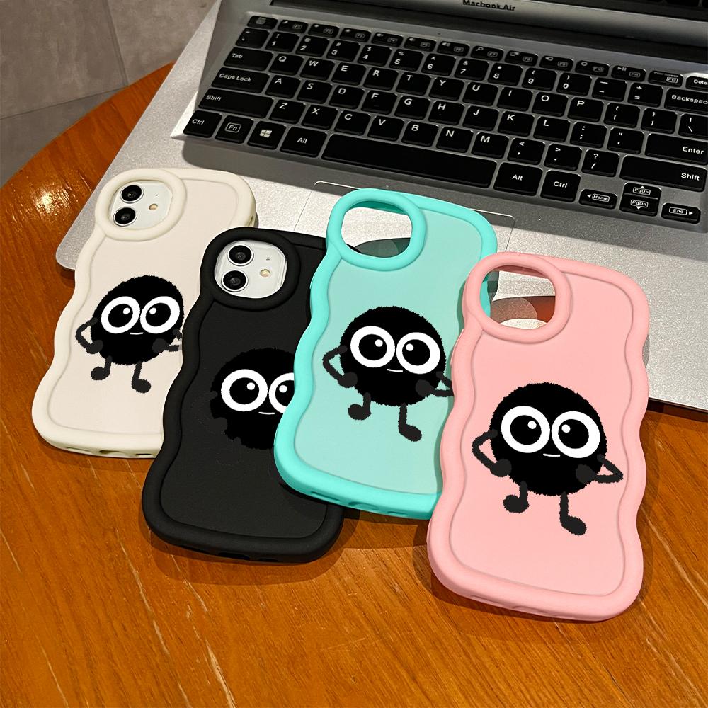 Прекрасный черный мягкий чехол для телефона Samsung Galaxy A52 A73 A12 A11 S24 Ultra 5G S23 S22 S21 S20 FE Wave Edge противоударный защитный резиновый чехол