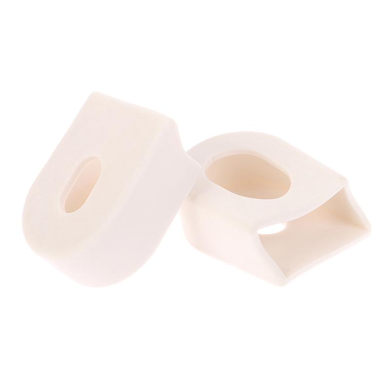 1 Pair Bicycle Silicone Crank Cover Protector Silicone Sleeve Pedal Crankset Protective Case Mountain Bike Cycling Accessories